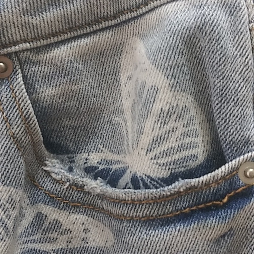 Tinsel town women butterfly jeans size 3 - Picture 4 of 10